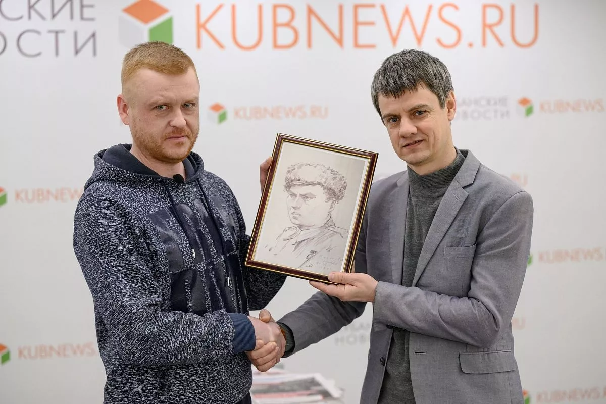 Рисунок из 1943-го: благодаря «КН» кубанцы нашли фронтовой портрет своего героического родственника