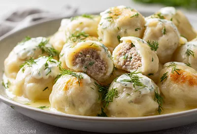 Кидаю фарш в муку и через 20 минут на столе 100 ленивых пельменей – сочные, вкуснее обычных и без лепки