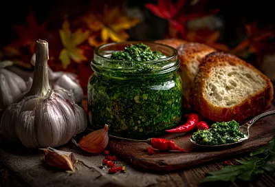 Грузинская зелёная аджика: пикантный соус на все случаи