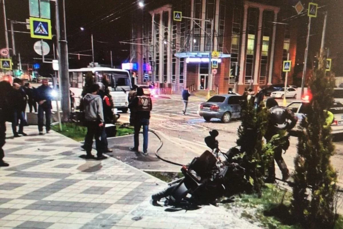 19 марта в крайцентре произошла авария, участниками которой стали сразу два мотоцикла.