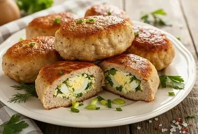 Сочные зразы из свинины с яйцом и зеленью: рецепт с секретной начинкой