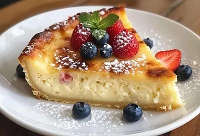 Нежный творожный сырник без муки: пасхальное лакомство с кремовой текстурой, приготовленное из доступных ингредиентов