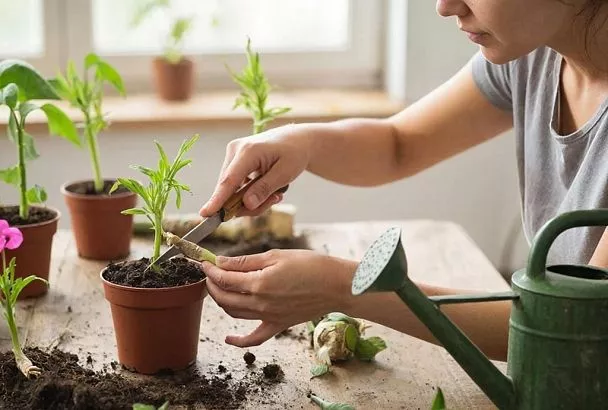 Размножение комнатных растений черенками: от А до Я
