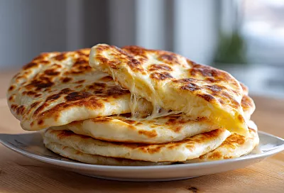 Хачапури на сковороде за 15 минут: хрустящие, сырные и очень вкусные без духовки