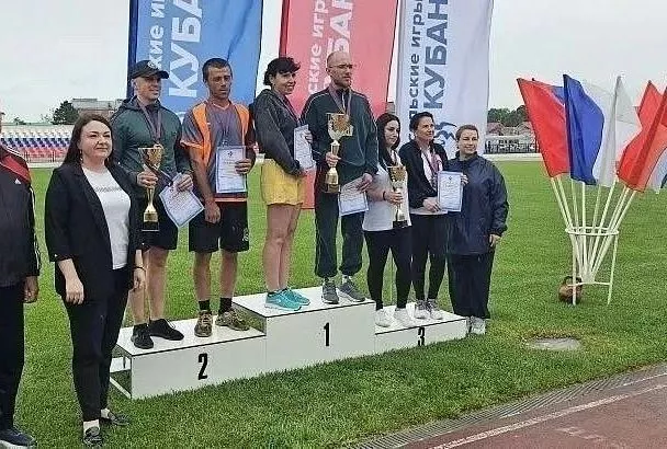 Механизаторы Кубани вышли на легкоатлетическую дорожку