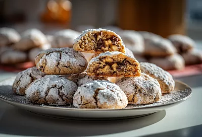Ореховая выпечка без муки: нежная внутри и хрустящая снаружи