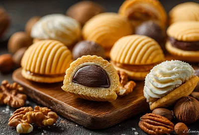 Идеальные орешки-скорлупки – самые рассыпчатые, тающие во рту + три шикарные начинки