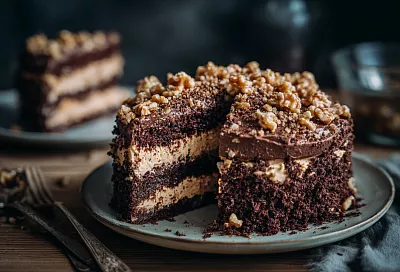 Бюджетный торт на сковороде без духовки: шоколадный, нежный и готов за 30 минут