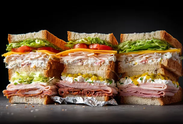 Корейские сэндвичи: курица, снежный краб и говядина — много начинки, минимум суеты