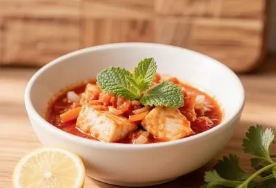 Обалденная вкуснятина из минтая, а готовится всего 15 минут: тушу в томате, с овощами. Семья в восторге от этого рецепта