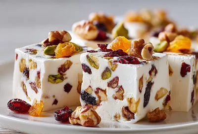 Творожный «Рахат-лукум»: можно есть и худеть! Нежный как нуга, с орехами и сухофруктами