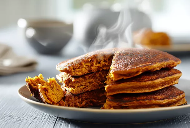 Тыквенно-гречневые оладьи без муки: полезные, пышные и очень вкусные