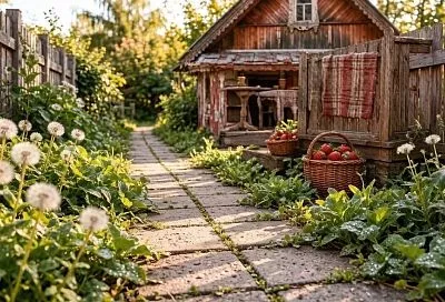 5 столовых ложек соды на литр воды: сорняки на дорожках больше не растут