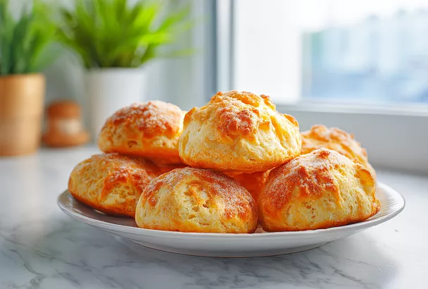 Нежные творожные булочки с яблоком без дрожжей — пышные и готовятся за 10 минут