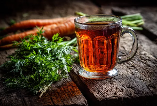 Как приготовить полезный чай из морковной ботвы