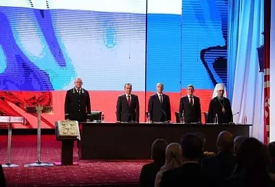 Губернатора Кубани Вениамина Кондратьева поздравили с вступлением в должность 