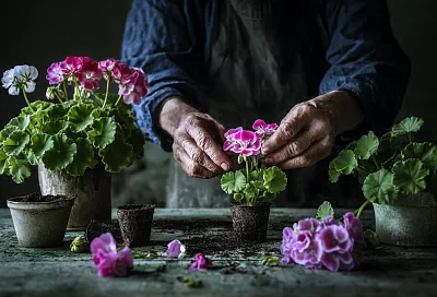 Омоложение герани в сентябре: черенкование и уход за маточником