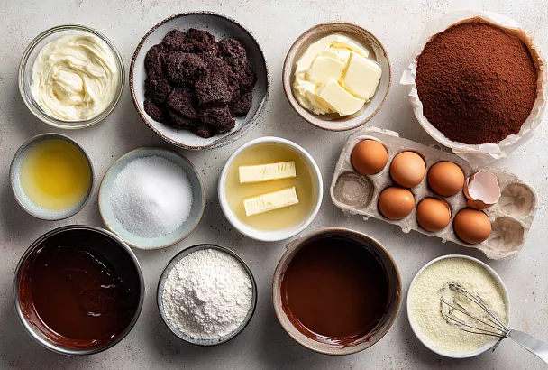 Шоколадный чизкейк без трещин: водяная баня, нежная начинка и глянец ганаша