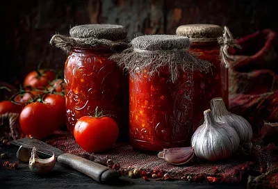 Как заготовить томатный соус на зиму с базиликом и чесноком