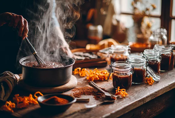 Яблочно-шоколадное повидло: густой фруктовый крем без Нутеллы