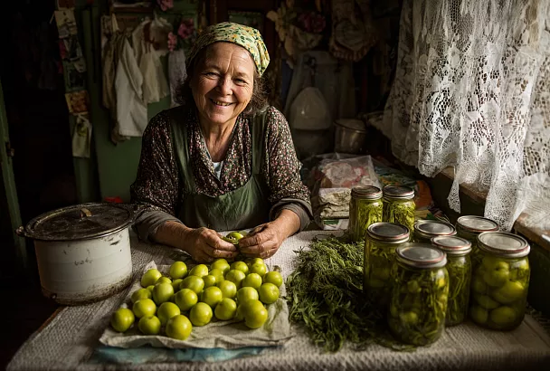 Зелёные помидоры «как в СССР»: быстрый способ в 1,5-литровых банках