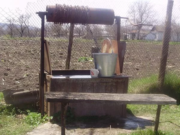 Память о деде. Сельский колодец в станице Подгорная