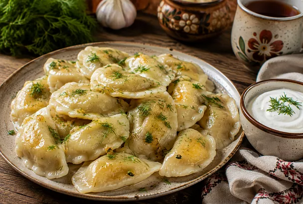 Завариваю тесто картофельным отваром и молоком: вареники не рвутся и остаются мягкими