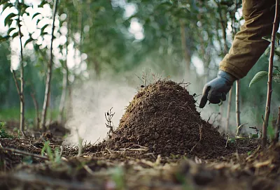 Крот режет корневые мочки — дерево «голодает»: быстрый план спасения