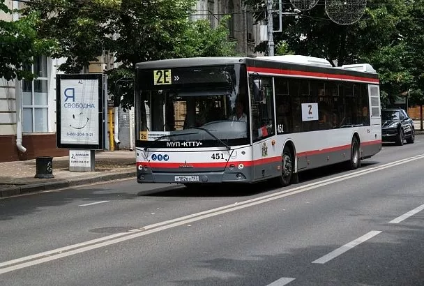 В Краснодаре 50% общественного транспорта оснащено кондиционерами
