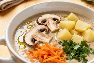 Грибной суп с шампиньонами: готовлю так, и аромат — будто с лесными грибами