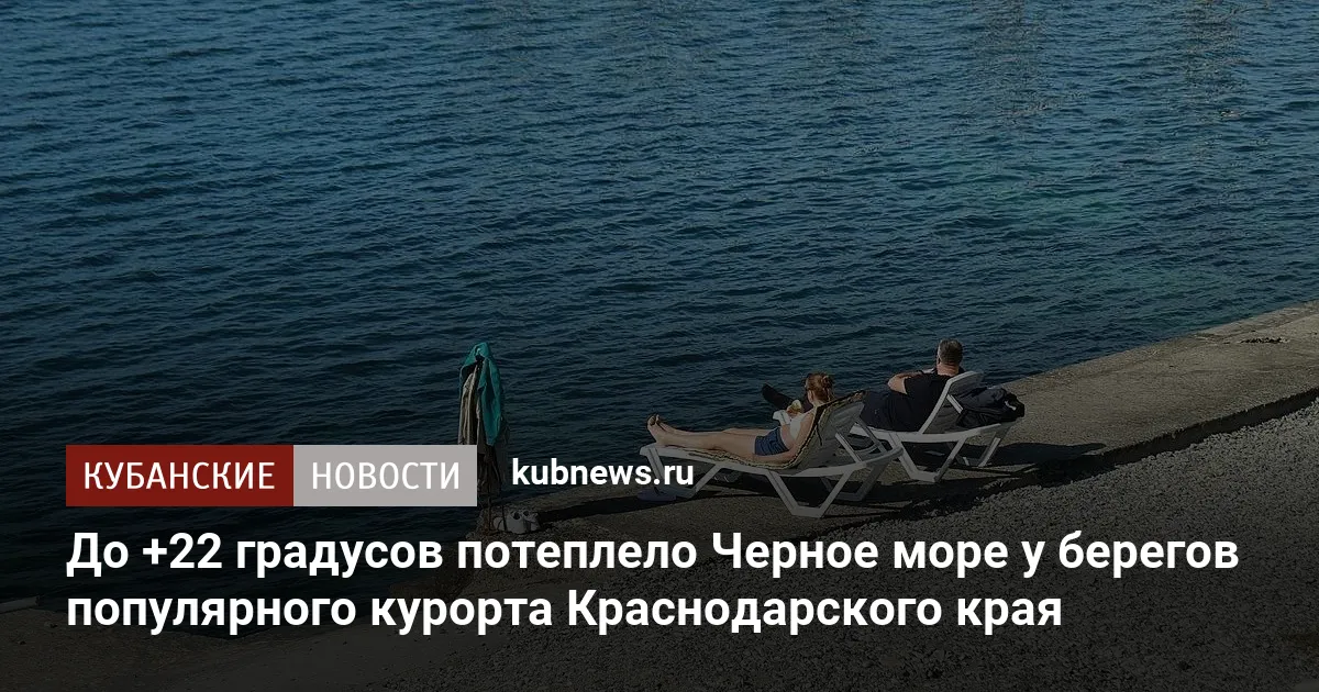 До +22 градусов потеплело Черное море у берегов популярного курорта Краснодарского края