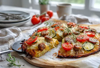 Картофельная пицца из доступных продуктов — самая вкусная и простая, семья будет в восторге 