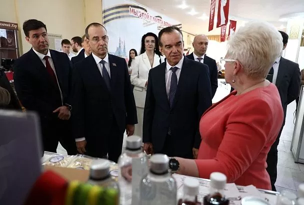 Губернатор Вениамин Кондратьев оценил разработки кубанских ученых