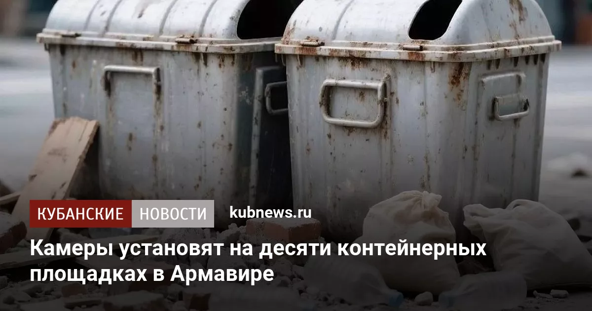 Камеры установят на десяти контейнерных площадках в Армавире