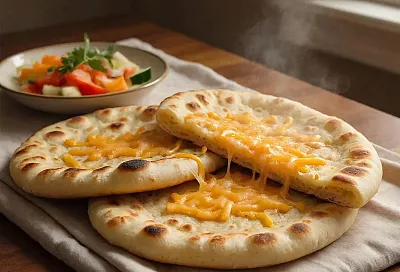Сырные лепешки на завтрак:  10 минут — и на столе горячие грузинские лепешки чвиштари