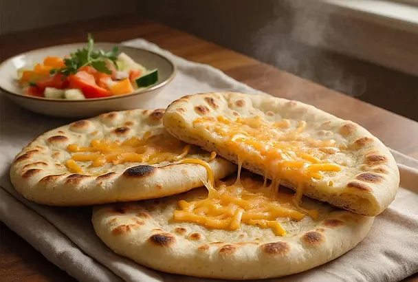 Сырные лепешки на завтрак:  10 минут — и на столе горячие грузинские лепешки чвиштари