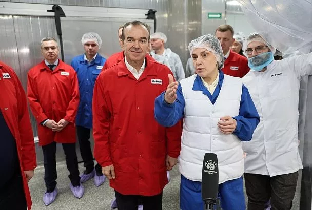Губернатор Кубани Вениамин Кондратьев посетил предприятие по производству готовой еды в Краснодаре