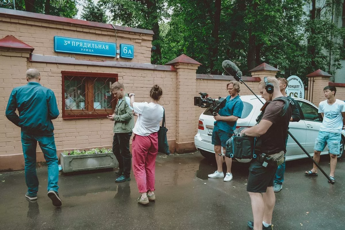 Рабочие моменты съемки сериала