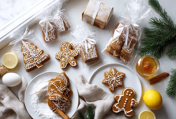 Рождественские медово-имбирные пряники: аромат праздника и идеальный подарок