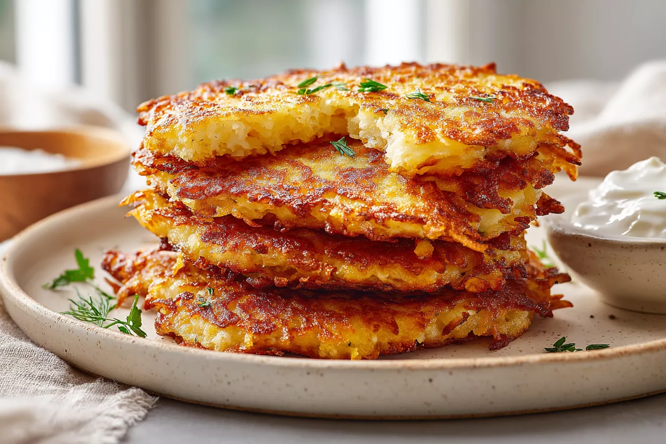 Деруны на сковороде: хрустящие снаружи, мягкие внутри — самые вкусные за 15 минут