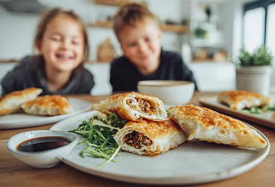 Блинчики с мясной начинкой без теста: хрустящие снаружи и сочные внутри — проще, чем обычные блины