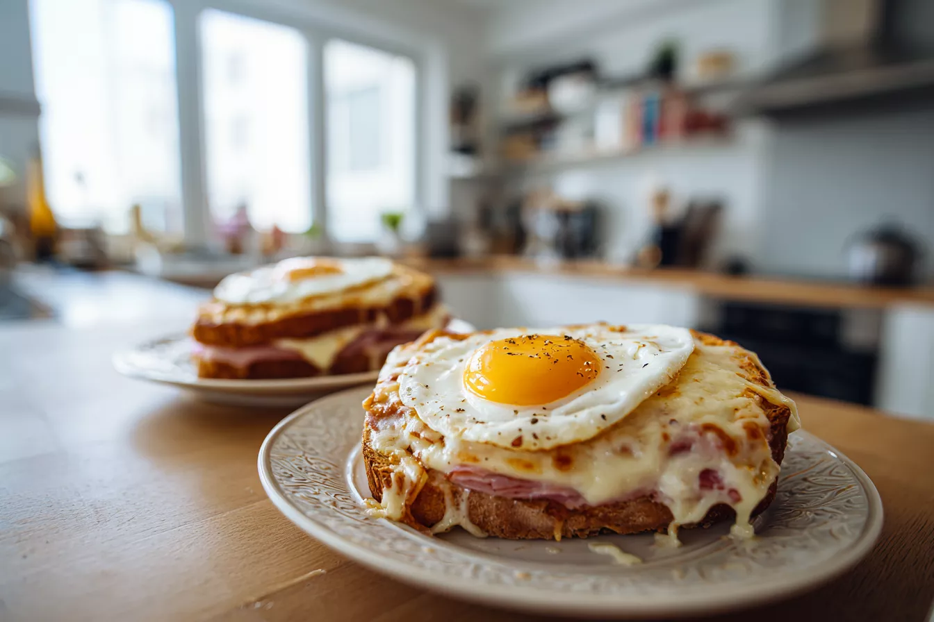 Крок-месье и Крок-мадам: хрустящие сэндвичи с ветчиной, сыром и бешамелем — вкуснее, чем в кафе