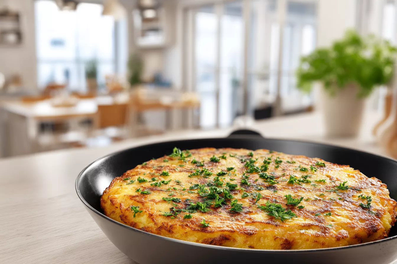 Тру две картофелины на тёрке, заливаю яйцами с зеленью – через 20 минут на сковороде самое вкусное и ароматное блюдо в мире