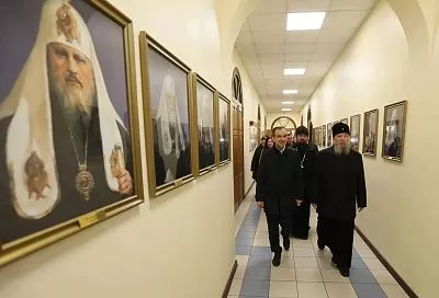 Губернатор Вениамин Кондратьев посетил духовную семинарию в Краснодаре