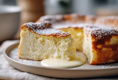 Творожная запеканка как чизкейк: нежная, воздушная, не сухая