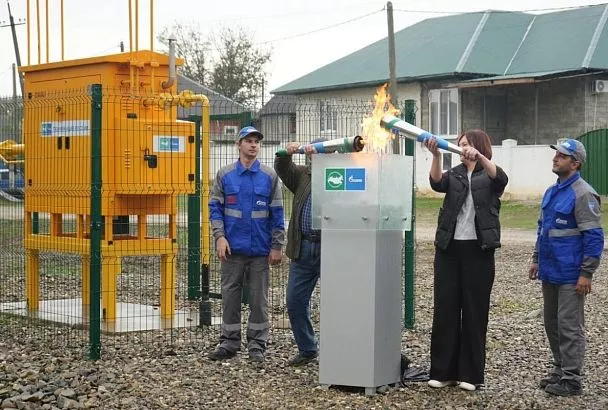 Пять населенных пунктов газифицировали в Апшеронском районе