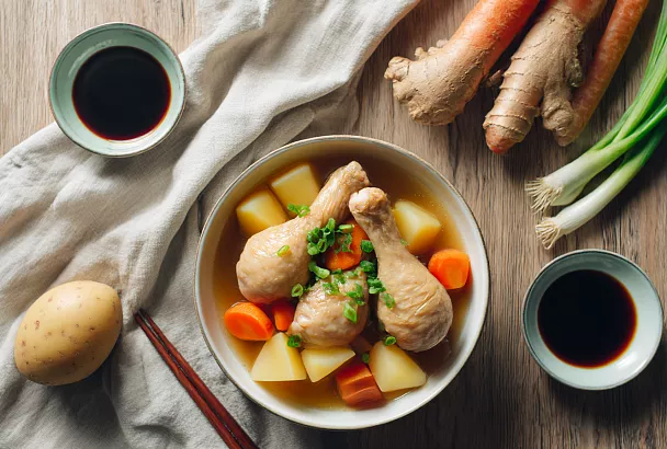 Натираю голени солью, мариную с имбирём — и через 50 минут на пару получаю сочную курицу «как в ресторане»