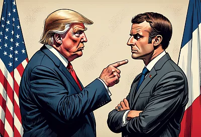 Как поссорились Дональд Фредович с Эммануэлем Жан-Мишелевичем 