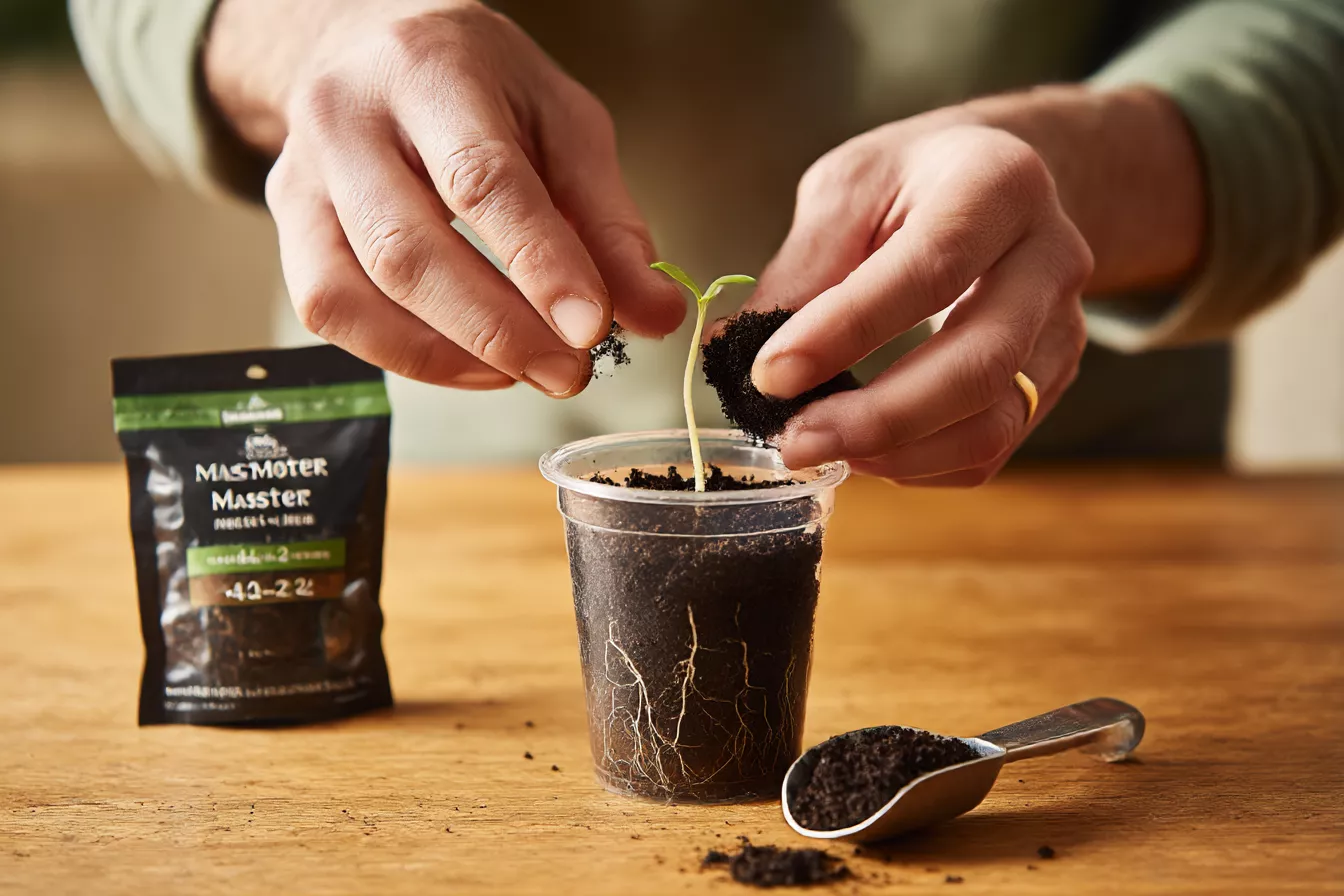 Рассаду высокорослых томатов выращиваю с подсыпкой: добавляю грунт до семядолей и кормлю фосфором — корни становятся мощнее, вытягивания меньше