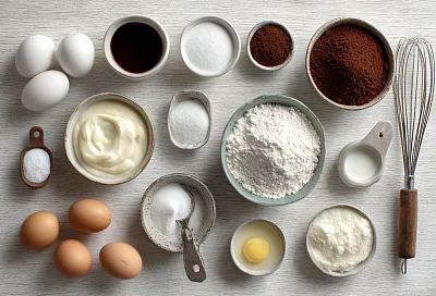 Шоколадный торт-десятиминутка на кефире – коржи за 10 минут